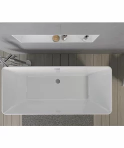 BERNSTEIN Baignoire îlot VENEZIA 2.0 En Acrylique Blanc - 170 X 75 X 58 Cm - Robinetterie Disponible En Option: Sans Robinet Mitigeur, Blanc Brillant -BERNSTEIN Shop 54315132 5