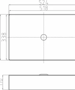 BERNSTEIN Vasque à Poser En Inox NT12 - 52,4 X 34,4 X 11 Cm - Noir Mat Ou Gun Métal: Noir (mat) -BERNSTEIN Shop 54315194 4