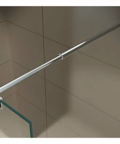 BERNSTEIN Barre De Stabilisation - Barre De Fixation Ronde Ou Carrée Pour Paroi De Douche : Carrée