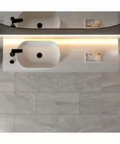 BERNSTEIN Vasque à Poser O-540 En Solid Surface - Blanc Mat - 54 X 34 X 10,5 Cm: Sans Cache Supplémentaire -BERNSTEIN Shop 54315217 4