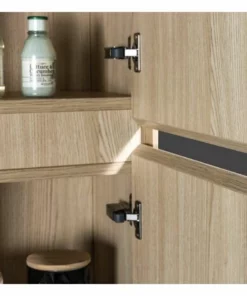 BERNSTEIN Colonne De Rangement Disponible Dans Différentes Couleurs - Convient Aux Ensembles De Meubles EDGE: Effet Chêne Naturel -BERNSTEIN Shop 54560273 5