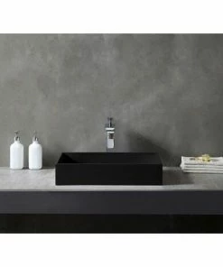 BERNSTEIN Vasque à Poser En Fonte Minérale TWA112 - Largeur Et Couleur Sélectionnables: Noir (mat), 50 Cm 9 BERNSTEIN Vasque à Poser En Fonte Minérale TWA112 - Largeur Et Couleur Sélectionnables: Noir (mat), 50 Cm -BERNSTEIN Shop 54665260 3