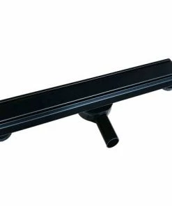 BERNSTEIN Caniveau De Douche En Acier Inoxydable Noir - FlexGTB02 - Longueur Sélectionnable : 600mm