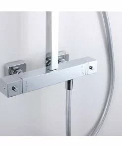 BERNSTEIN Système De Douche Thermostatique 3011 Basic Avec Douchette à Main - Tête De Douche Carrée Ou Ronde Sélectionnable: Sans Tête (de Douche), Sans Tête (de Douche) -BERNSTEIN Shop 54829068 4