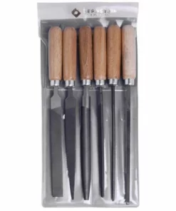 BERNSTEIN 6-pivot Ensemble De Fichiers Clés Avec Brochure En Bois Au Cas Où