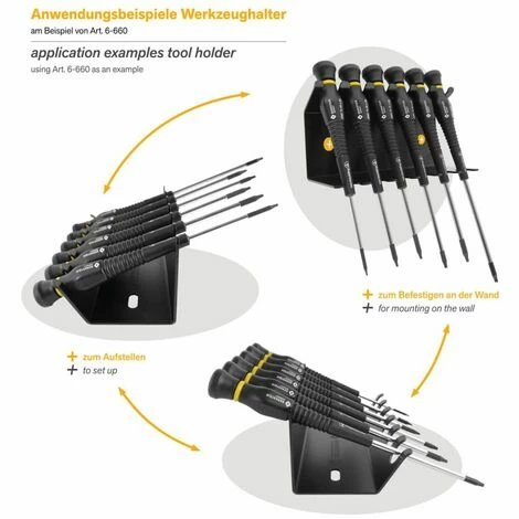BERNSTEIN Tournevis à Fente à 6 Pivotement Dans Le Support, Dérivable 5 BERNSTEIN Tournevis à Fente à 6 Pivotement Dans Le Support, Dérivable – Image 3