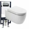 BERNSTEIN WC Suspendu Offre Spéciale Pack économique 22: NT2039 - Et Bâti-support G3008 Avec Plaque De Déclenchement: Modèle 4111 Satin -BERNSTEIN Shop 56370314 1