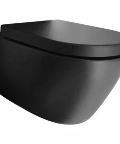 BERNSTEIN WC Suspendu B-8030R En Noir Mat Avec Siège à Fermeture En Douceur Softclose