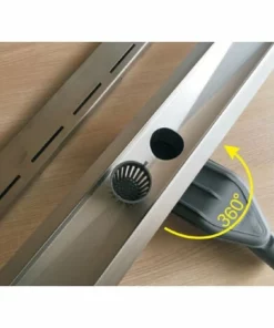 BERNSTEIN Caniveau De Douche En Acier Inoxydable à Carreler FlexGT01 - Longueur Sélectionnable: 700mm -BERNSTEIN Shop 57759531 3