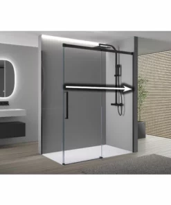 BERNSTEIN Paroi De Douche Fixe Et Porte Coulissante DX906 FLEX - Noir Mat - Revêtement Nano - Dimensions Sélectionnables: 100cm, 70cm 8 BERNSTEIN Paroi De Douche Fixe Et Porte Coulissante DX906 FLEX - Noir Mat - Revêtement Nano - Dimensions Sélectionnables: 100cm, 70cm -BERNSTEIN Shop 61336040 2