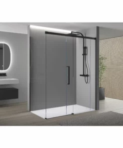 BERNSTEIN Paroi De Douche Fixe Et Porte Coulissante DX906 FLEX - Noir Mat - Revêtement Nano - Dimensions Sélectionnables: 100cm, 70cm 10 BERNSTEIN Paroi De Douche Fixe Et Porte Coulissante DX906 FLEX - Noir Mat - Revêtement Nano - Dimensions Sélectionnables: 100cm, 70cm -BERNSTEIN Shop 61336040 4