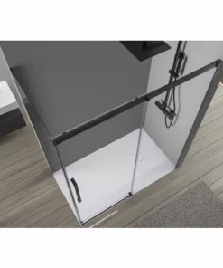 BERNSTEIN Paroi De Douche Fixe Et Porte Coulissante DX906 FLEX - Noir Mat - Revêtement Nano - Dimensions Sélectionnables: 100cm, 70cm 11 BERNSTEIN Paroi De Douche Fixe Et Porte Coulissante DX906 FLEX - Noir Mat - Revêtement Nano - Dimensions Sélectionnables: 100cm, 70cm -BERNSTEIN Shop 61336040 5