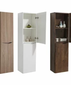 BERNSTEIN Colonne De Rangement Disponible Dans Différentes Couleurs - Convient Aux Ensembles De Meubles SMILE: Avec Armoire Latérale à Gauche, Lilie Weiß (de)