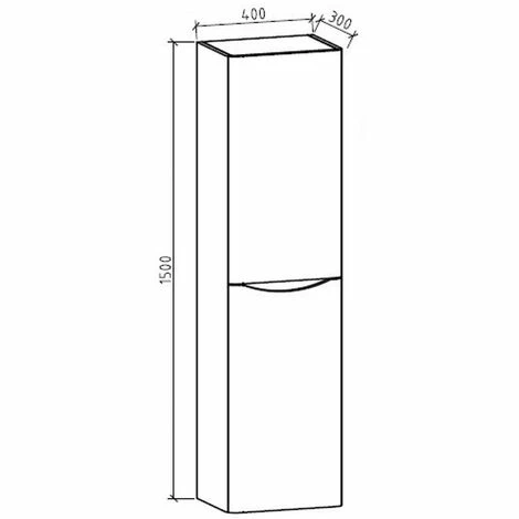 BERNSTEIN Colonne De Rangement Disponible Dans Différentes Couleurs - Convient Aux Ensembles De Meubles SMILE: Avec Armoire Latérale à Gauche, Lilie Weiß (de) 6 BERNSTEIN Colonne De Rangement Disponible Dans Différentes Couleurs - Convient Aux Ensembles De Meubles SMILE: Avec Armoire Latérale à Gauche, Lilie Weiß (de) – Image 4