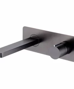 BERNSTEIN Robinet Mitigeur Mural à Encastrer 9908G - Couleur Gun Métal - Livré Avec Corps D'encastrement