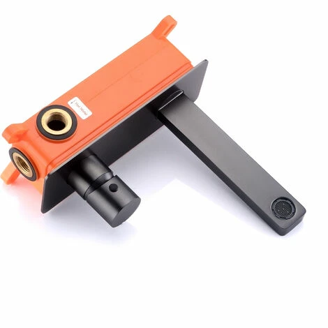 BERNSTEIN Robinet Mitigeur Mural à Encastrer 9908G - Couleur Gun Métal - Livré Avec Corps D'encastrement 5 BERNSTEIN Robinet Mitigeur Mural à Encastrer 9908G - Couleur Gun Métal - Livré Avec Corps D'encastrement – Image 3