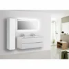 BERNSTEIN Meuble De Salle De Bain Alice 1200 - En Blanc Mat - Miroir Et Colonne De Rangement En Option: Sans Miroir, Sans Meuble Mural, Brillant -BERNSTEIN Shop 62046786 1