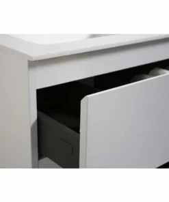 BERNSTEIN Meuble De Salle De Bain Alice 1200 - En Blanc Mat - Miroir Et Colonne De Rangement En Option: Sans Miroir, Sans Meuble Mural, Brillant -BERNSTEIN Shop 62046786 4