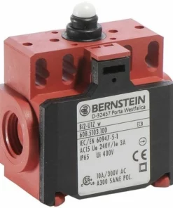 Bernstein 6085103100 BI2-U1Z W Interrupteur De Fin De Course 240 V/AC 10 A Poussoir à Rappel IP65 1 Pc(s)
