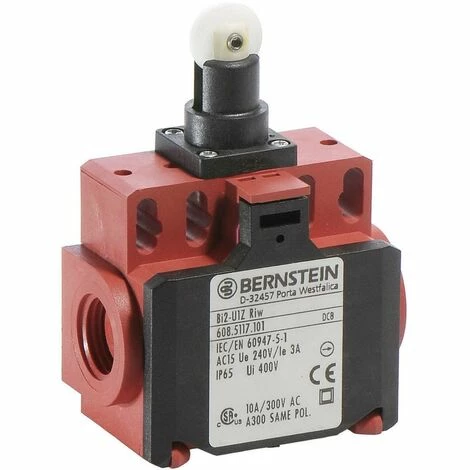 Bernstein 6085117101 BI2-U1Z RIW Interrupteur De Fin De Course 240 V/AC 10 A Levier à Galet à Rappel IP65 1 Pc(s) 3 Bernstein 6085117101 BI2-U1Z RIW Interrupteur De Fin De Course 240 V/AC 10 A Levier à Galet à Rappel IP65 1 Pc(s)