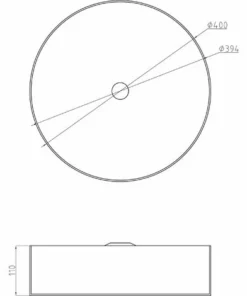 BERNSTEIN Vasque à Poser En Inox NT04 - Ø 40cm - Noir Mat Ou Gun Métal: Gun Métal -BERNSTEIN Shop 62503386 4