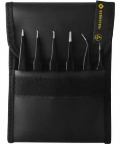 BERNSTEIN Ensemble De 6 Parties Tweezers ESD Pour La Technologie SMD